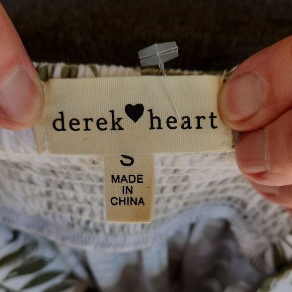 Tropical Leaf Print Maxi Dress by Derek Heart Women's small - Picture 4 of 6